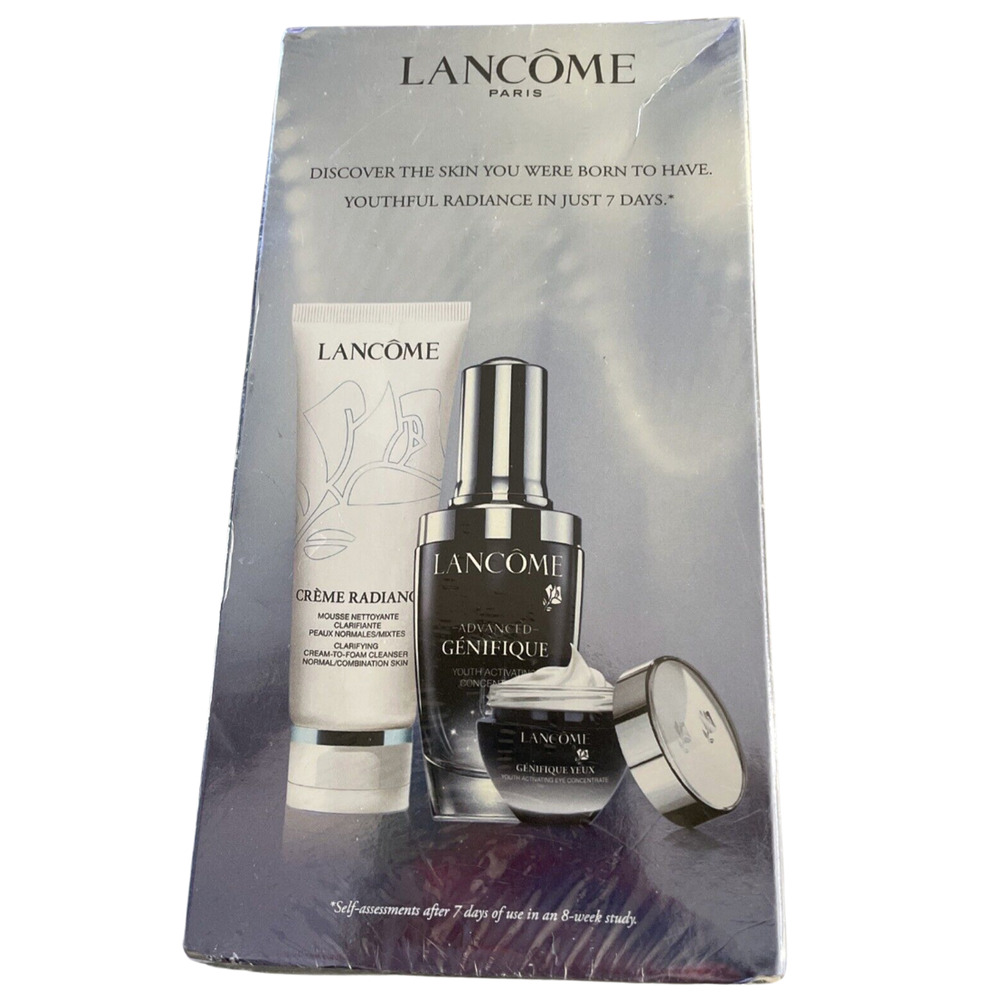 Lancome Advanced Genifique Youth Activating Concentrate Serum Eye & Cleanser NIB